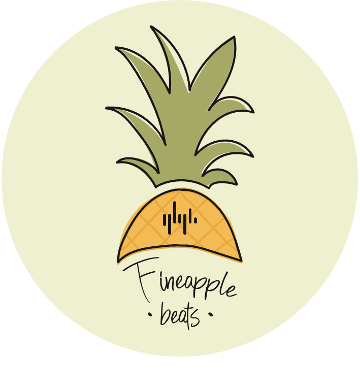Fineapple beats, original logo, house music radio, web3